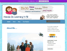 Tablet Screenshot of handsonlearning4all.com